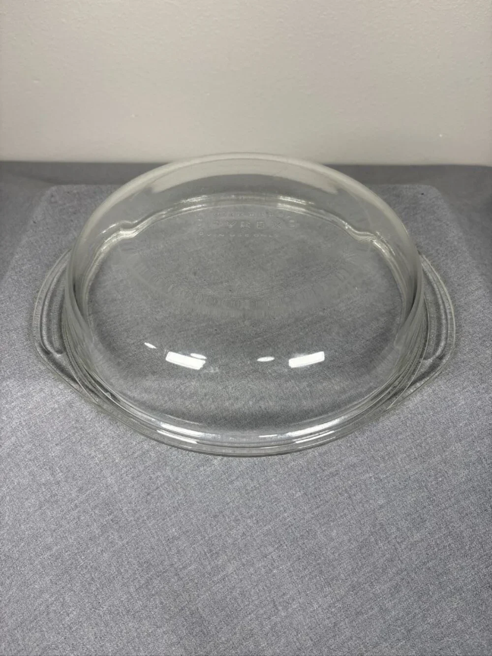 Vintage PYREX Oven RoasterOvenware Clear Glass Casserole Baking Dish Made In USA